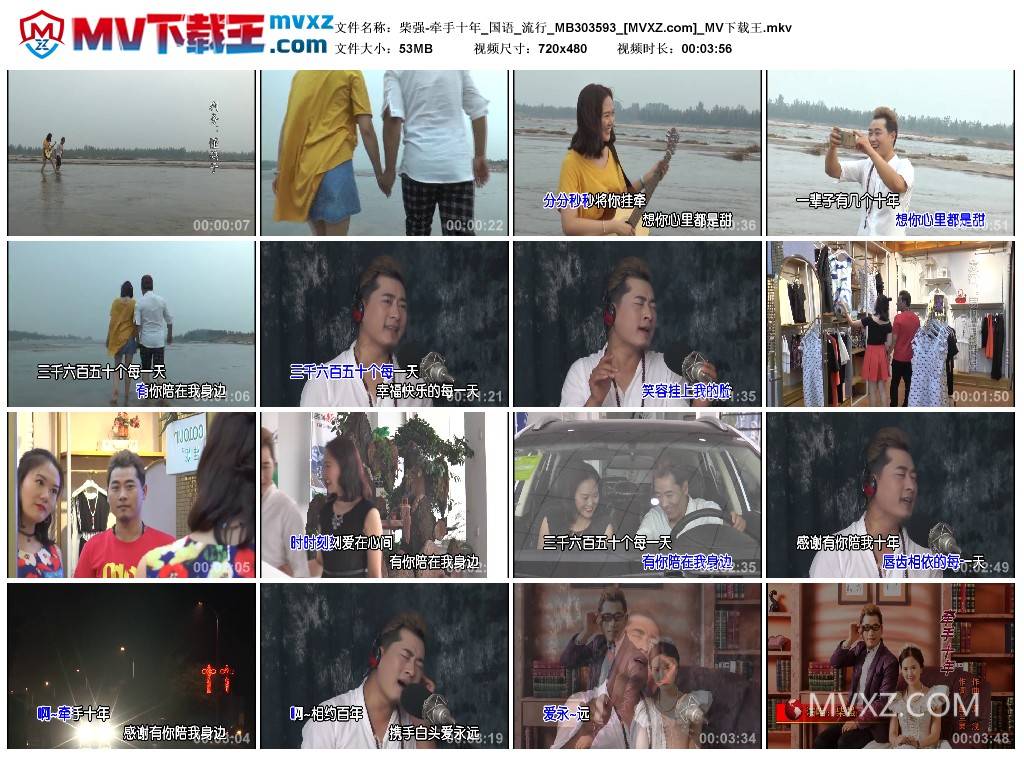 柴强-牵手十年_国语_流行_MB303593